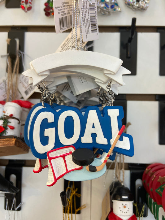 Hockey Ornament "Goal"