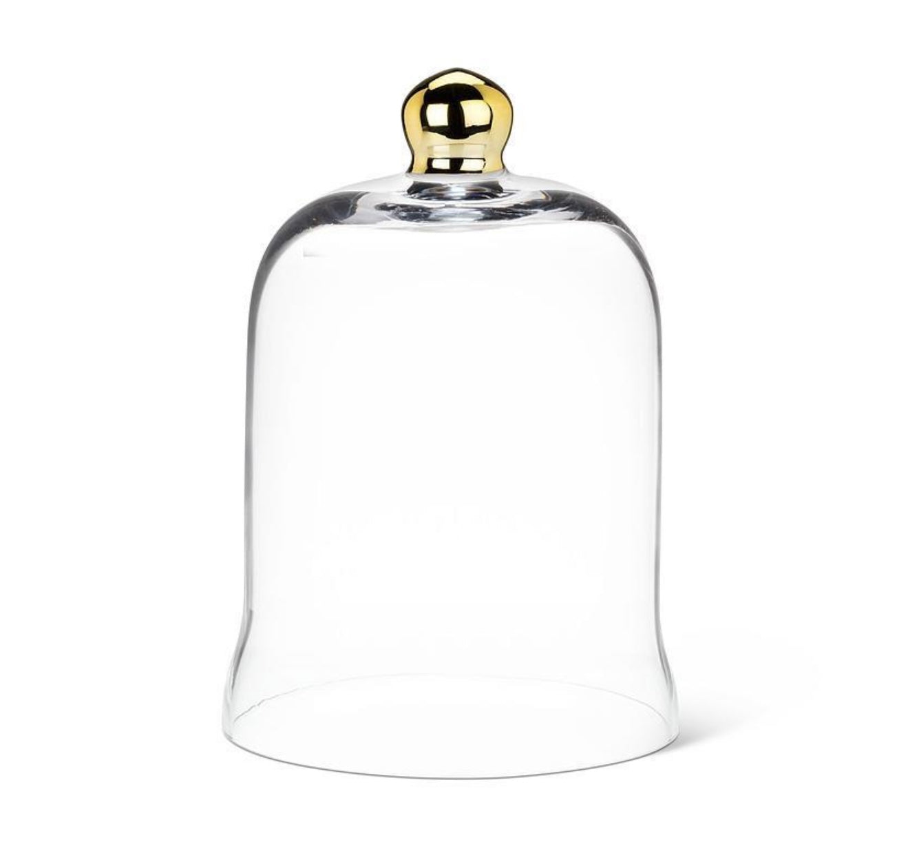 Cloche W/Gold Handle