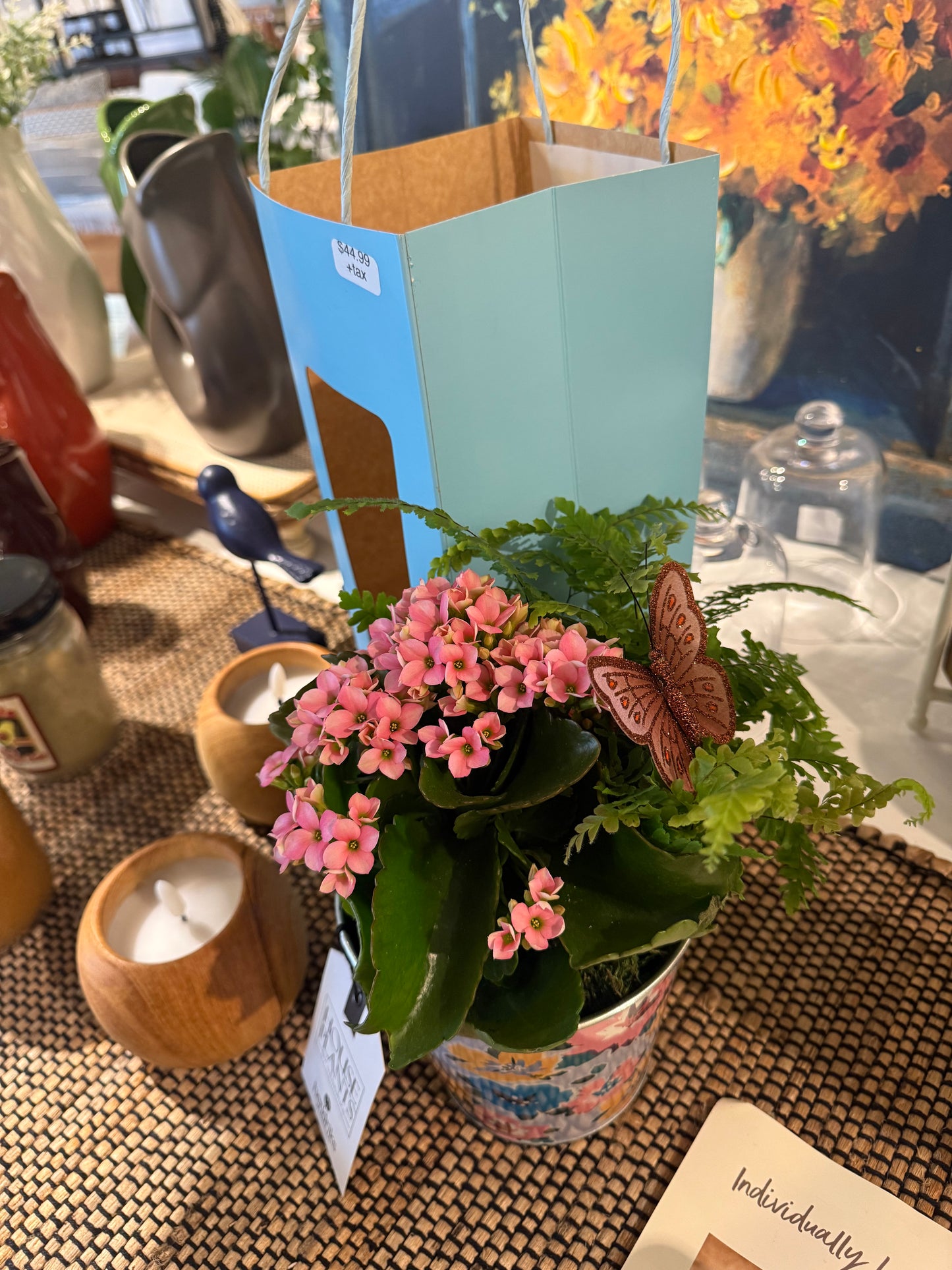 Blooming Plant Pot W/ Gift Bag