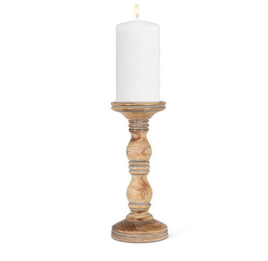 Grey Wash Candle Pillar