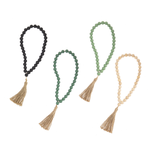 Bead Loop W/Tassel Asst