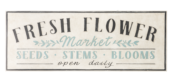 FLOWER MARKET Oversized sign