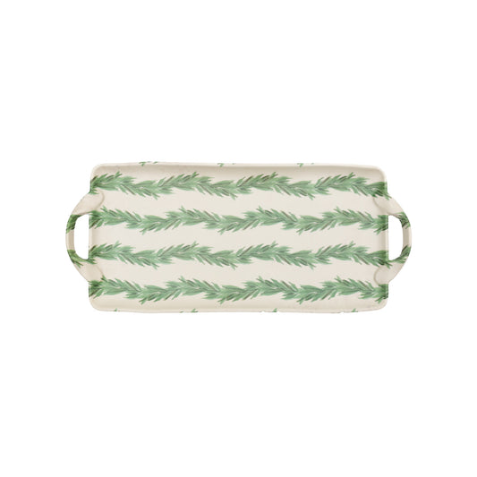 Leaf & Stem Melamine Tray