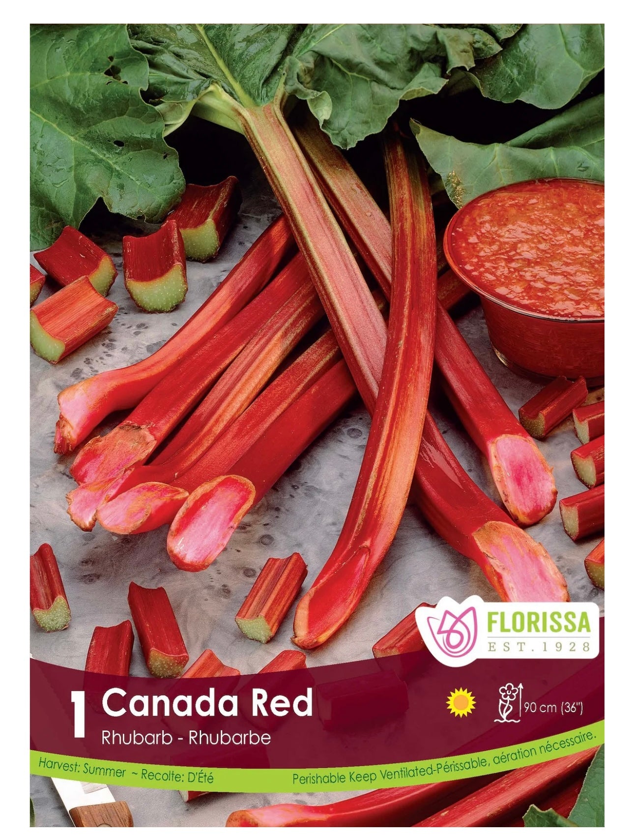 Canada Red Rhubarb - 1 Root