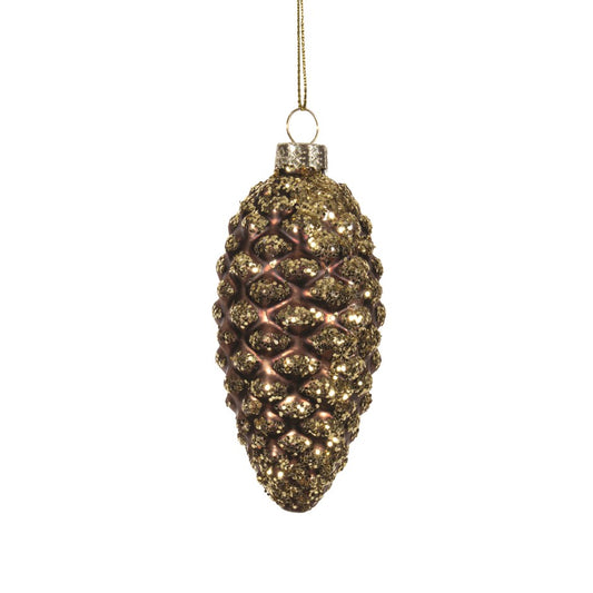 Brown Pinecone Ornament