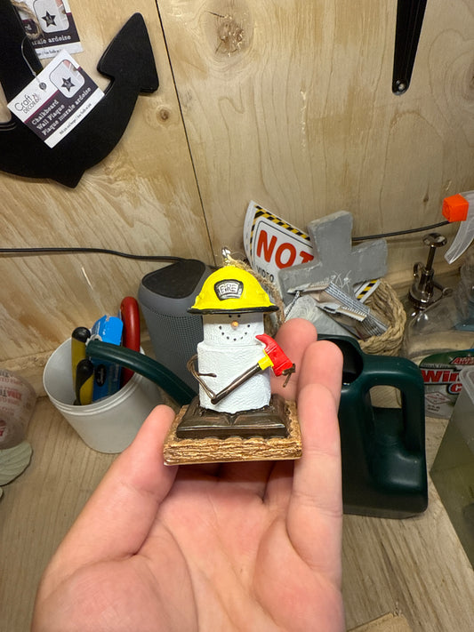 S'Mores Fireman Ornament