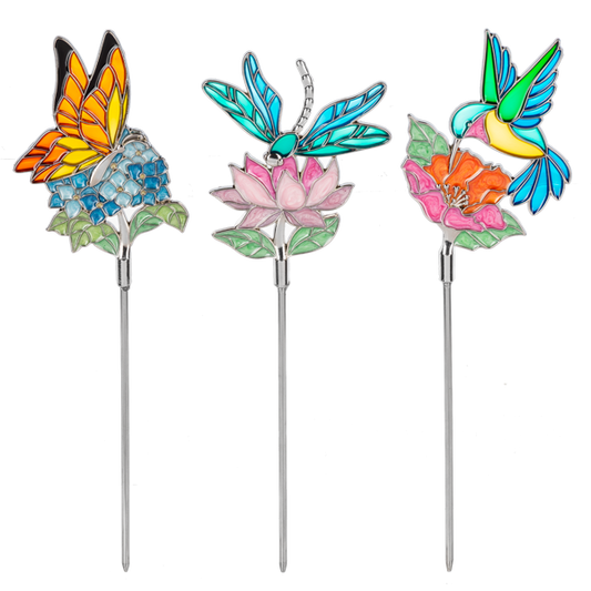 See The Beauty Stained Glass Plant Pick