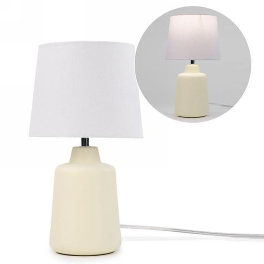 Table Lamp W/Creme Base