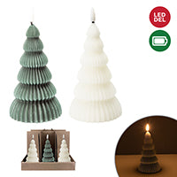 LED Tree Shape Candle ASST