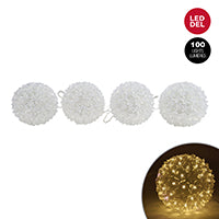 Set/4 Light Up Petal Balls