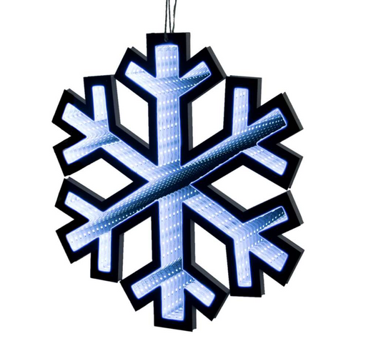 Infinity Light Hanging Snowflake