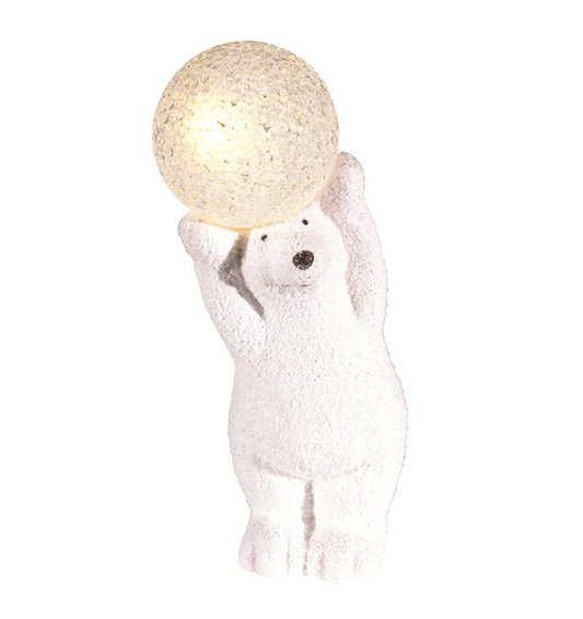 Polar Bear W/LED Snowball