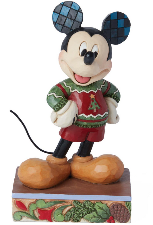 Mickey In Christmas Sweater - Jim Shore