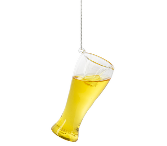 Cheer Beer Glass Ornament