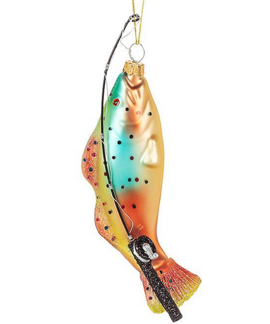 Fish & Rod Ornament