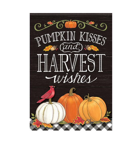 Harvest Wishes Flag