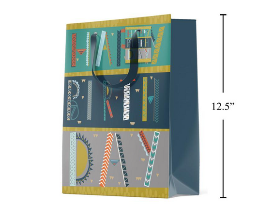 Large Happy Birthday Bag DXL