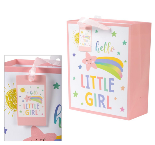 Jumbo Hello Little Girl Bag