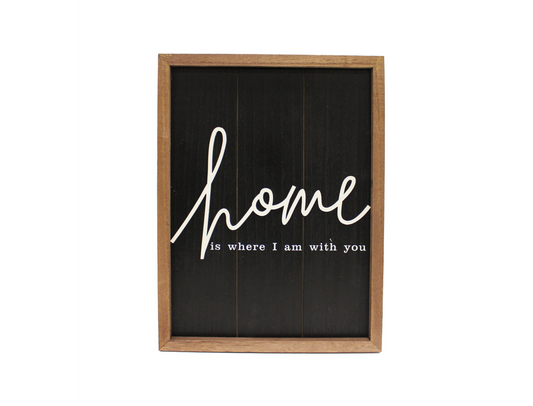 Framed Art "Home"