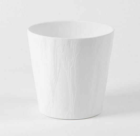 Geo Planter White 5"