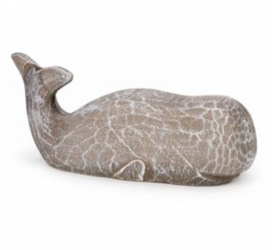 Natural Whale Shelf Sitter