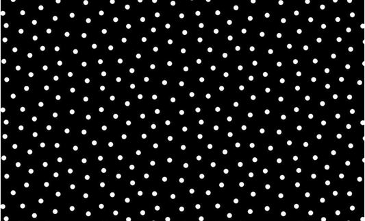 Black W/ White Polka Dot