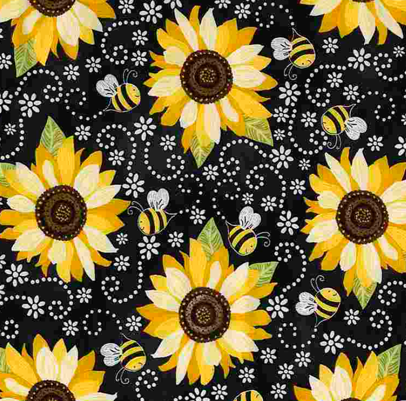Sunflower & Bee Chalkboard