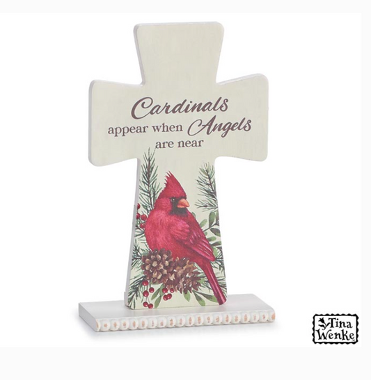 Cardinal Cross Shelf Sitter