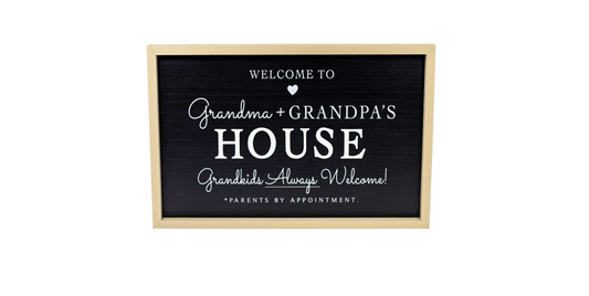 Grandma & Grandpas House Wall Art