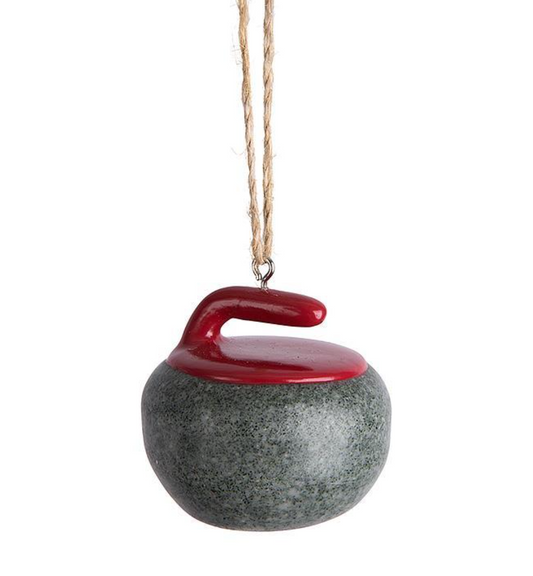 Curling Rock Ornament
