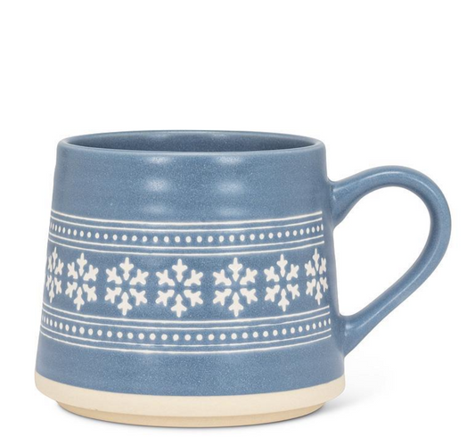 Blue Snowflake Mug