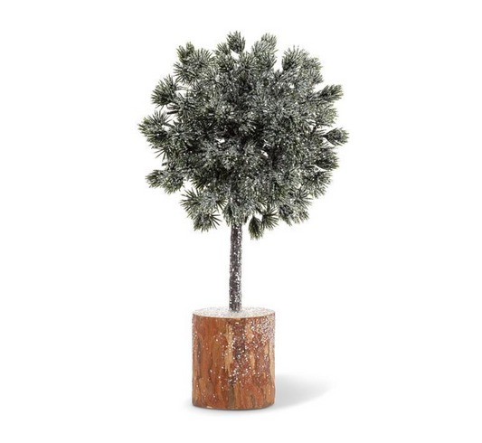 Glittery Pine Topiary