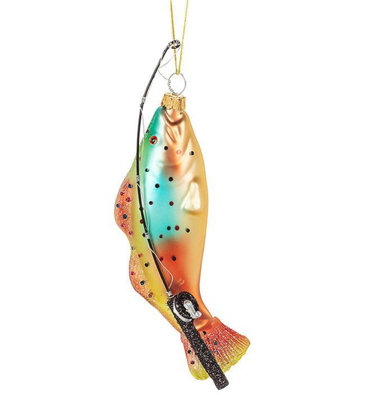 Fish & Rod Ornament
