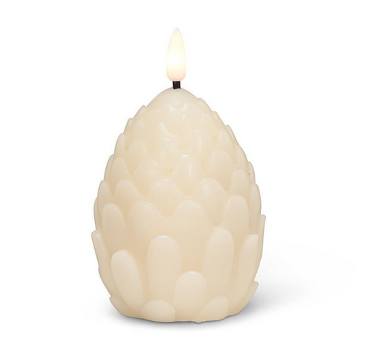 Pinecone LED Candle