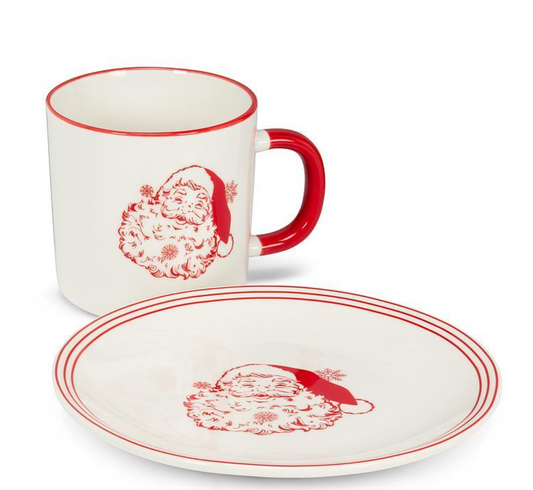 Vintage St.Nick Mug/Plate