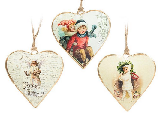 Kid Heart Ornament ASST