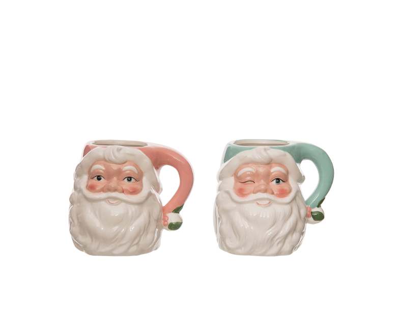 Vintage Santa Mug ASST