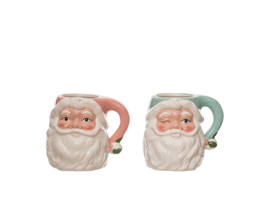 Vintage Santa Mug ASST