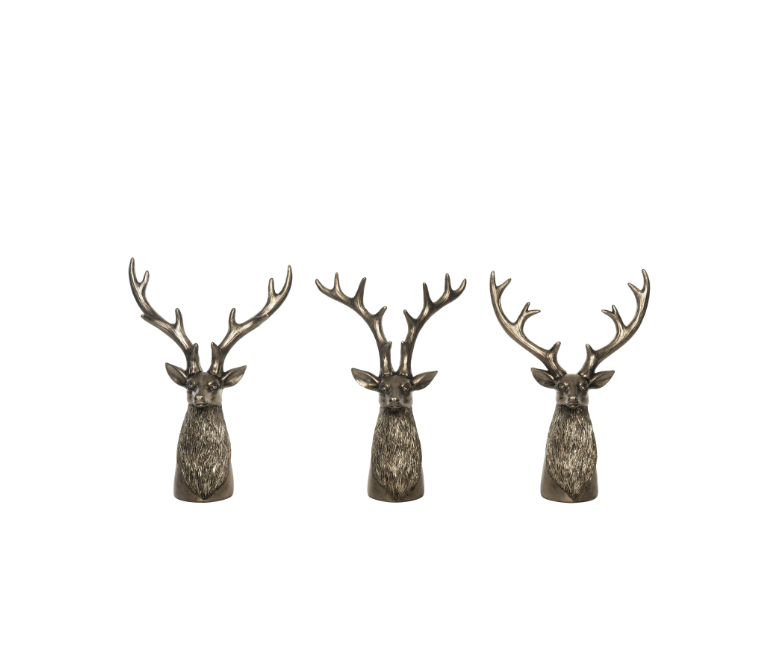 Resin Reindeer Bust ASST