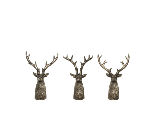 Resin Reindeer Bust ASST