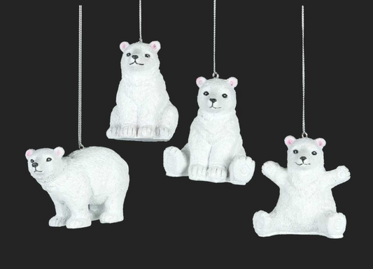 Polar Bear Ornament ASST