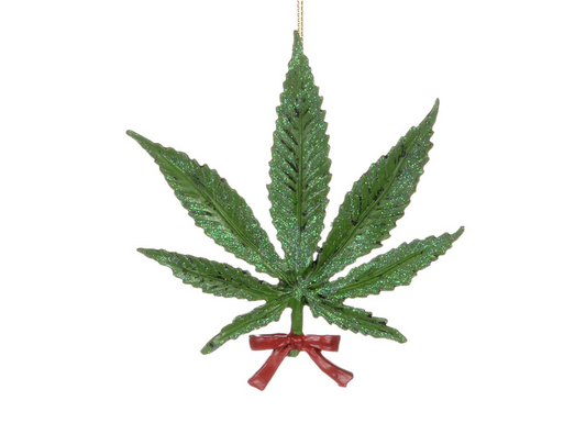 Cannabis Leaf Ornament