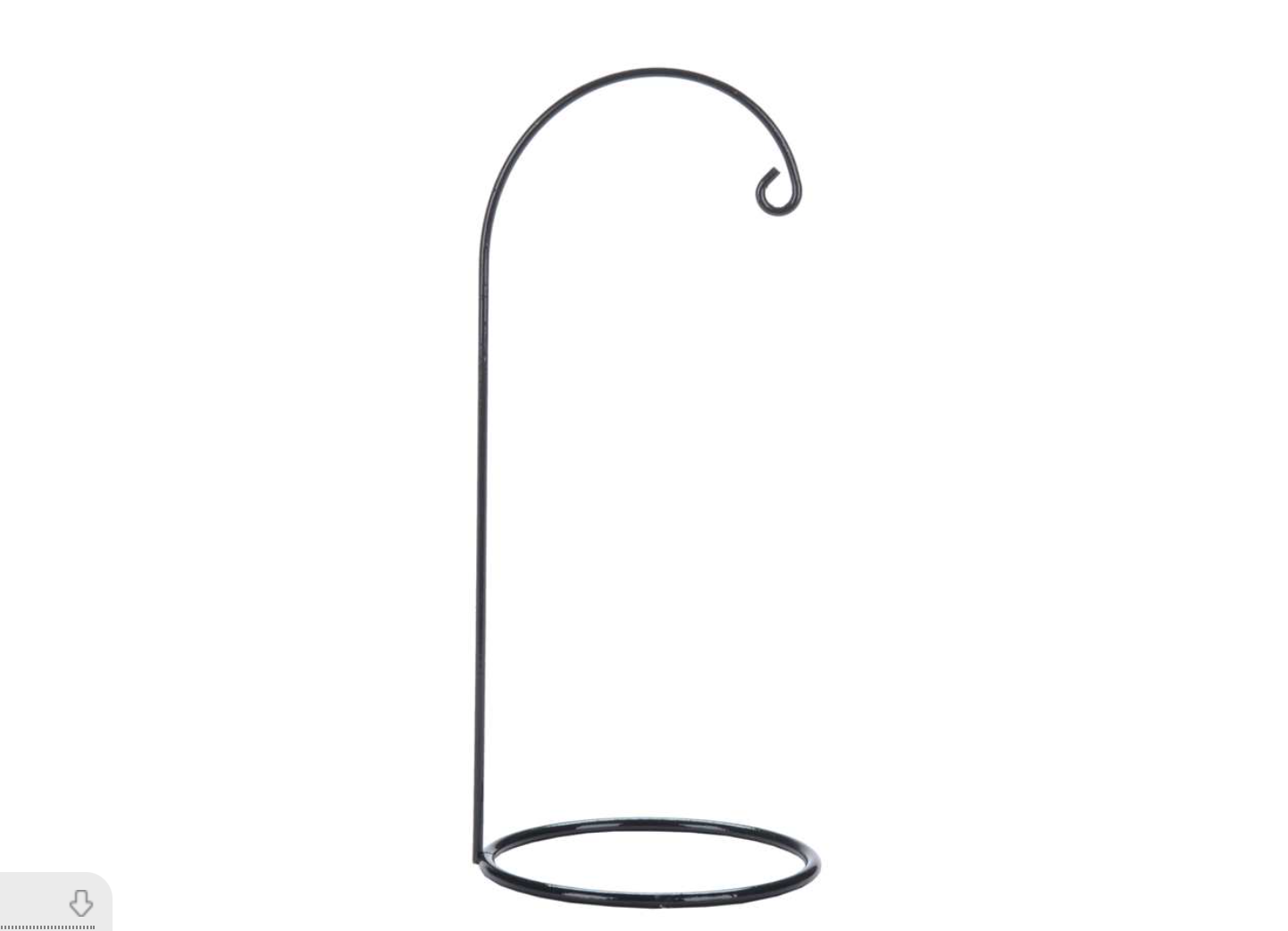 8" Black Ornament Stand