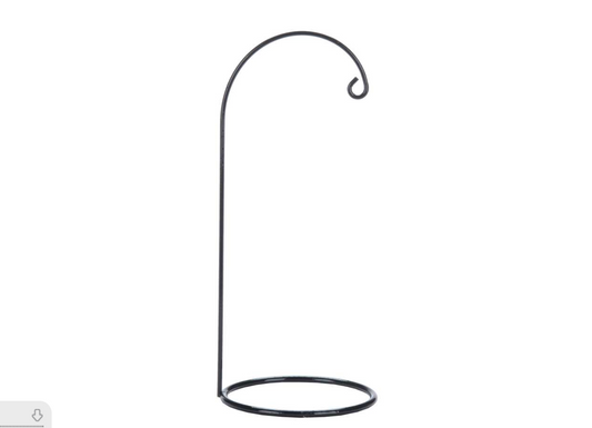 8" Black Ornament Stand