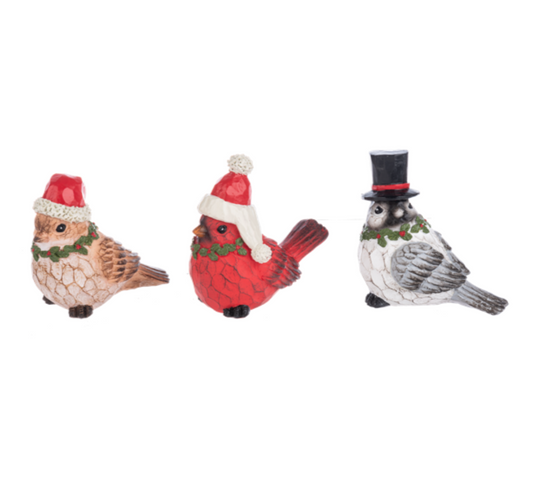 Natures Noel Bird W/Hat