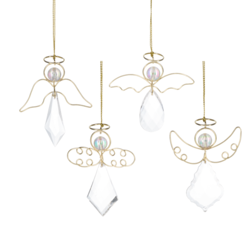 Angel Crystal Drop Ornament