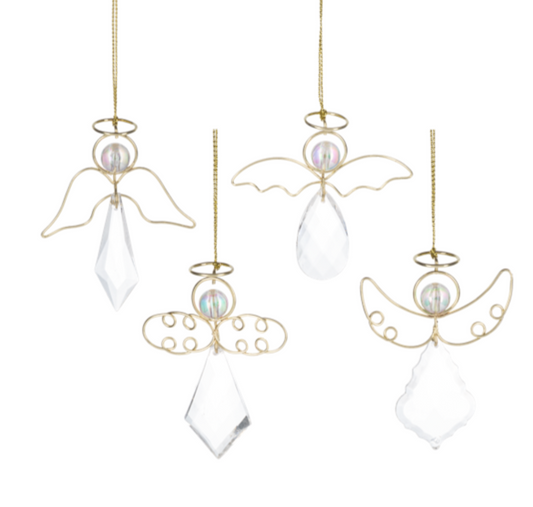 Angel Crystal Drop Ornament