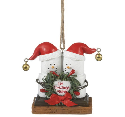 S'Mores 1st Christmas Together Ornament