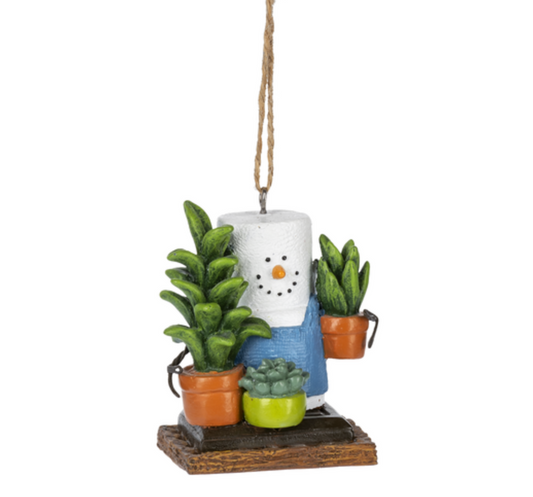 S'mores Crazy Plant Lady Ornament