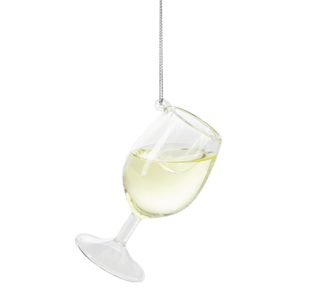 Cheer-Donay Wine Glass Ornament